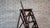Restoration Hardware Arts and Crafts Library Ladder shelving unit. English traditional design with aged and weathered...