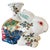 Late 20th Century Vintage Hand-Painted Chinoiserie Tobacco Leaf Porcelain Rabbit Candlestick For Sale - Image 5 of 10