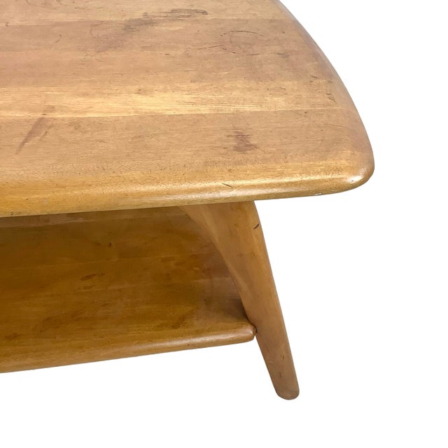 Small Wakefield-Style Mid-Century Wood Coffee Table, 1950s For Sale - Image 18 of 18