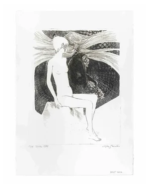 Leo Guida, Sibilla (Sibyl), Etching, 1972