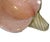 1950s Mid-Century Murano Pink & Gold Aventurine Bullicante Glass Conch Shell Dish For Sale - Image 5 of 8