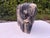 Contemporary Vintage Brutalist Blackwashed Terracotta Elephant Sculpture For Sale - Image 3 of 9