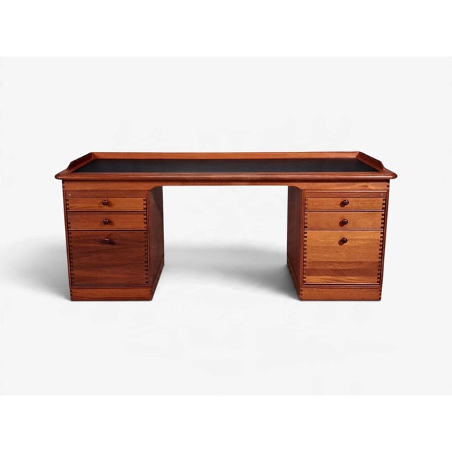 1960s Andreas Hansen, Danish Modern, Partners Desk, Teak, Denmark, 1960s For Sale - Image 5 of 16