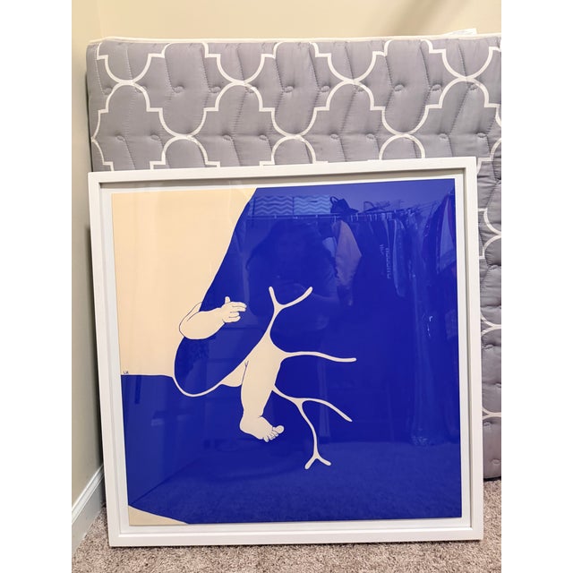 A beautiful art piece by Laxmi Hussain found exclusively at Design Within Reach. Adds a pop of color to any living space.