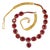Mid 20th Century 22k Yellow Gold Carat Ruby Rubies Necklace For Sale