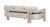 Paradiso Teak Wood Sofa Natural Look - Gray Fabric For Sale In Chicago - Image 6 of 12