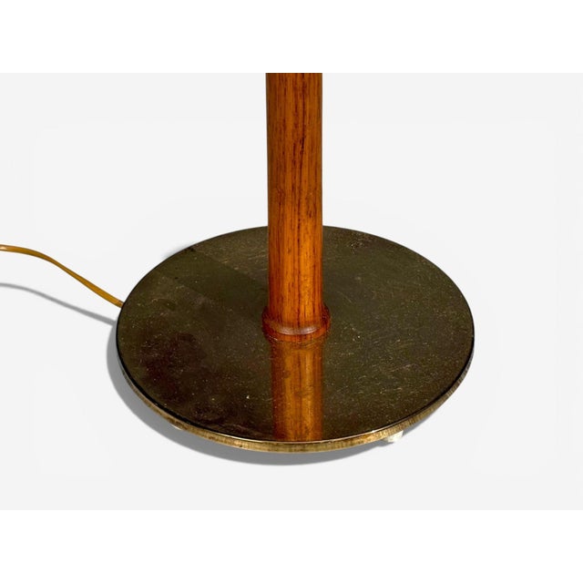 Eje Ahlgren, Bergboms, Floor Lamps, Teak, Polished Brass, Sweden, 1950s For Sale - Image 11 of 13