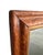 Vintage Burl Wood, Rectangular Wall Mirror With Gold Bevel For Sale - Image 10 of 11