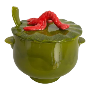 Ceramic Lobster Tureen by California Pottery, 1970s