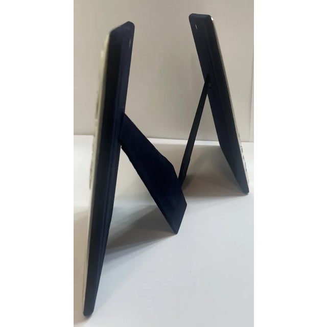 Vintage Silver Plate Picture Frames by Wallace - A Pair For Sale - Image 13 of 15