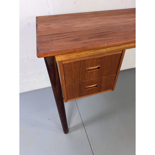 Mid-Century Modern Mid-Century Danish Teak Desk, 1950s For Sale - Image 3 of 15