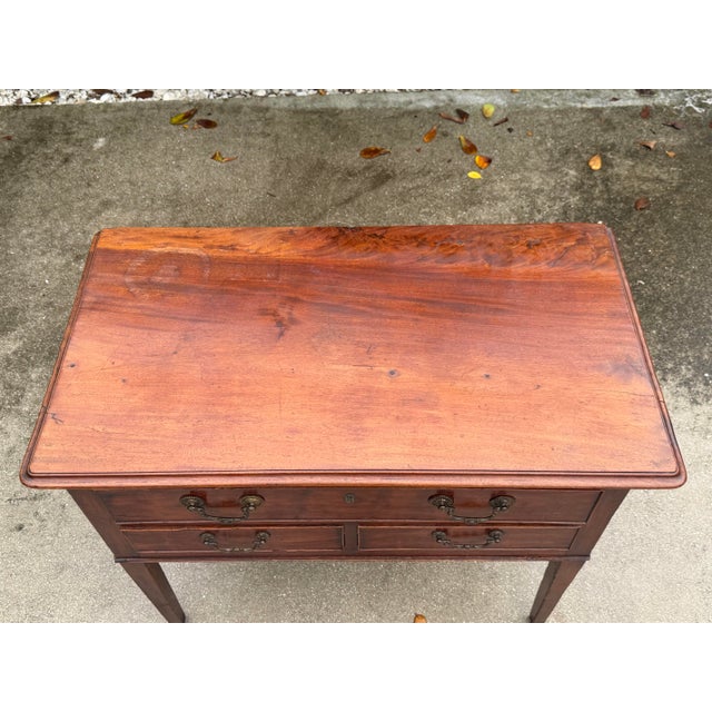 Antique Federal Style Mahogany Sideboard With Brass Hardware For Sale In Naples, FL - Image 6 of 15