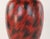 Vintage Art Deco Hand-Painted Red and Black Tortoiseshell Porcelain Table Lamps - Pair For Sale In New York - Image 6 of 9