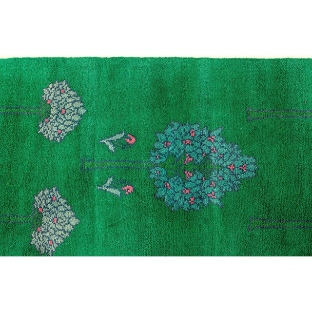 Arts & Crafts Doris Leslie Blau Antique Donegal by C.F.A Runner (Fragment) For Sale - Image 3 of 8