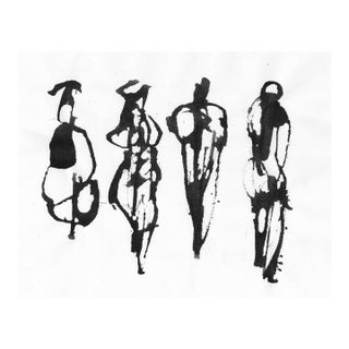 1991 Mark Dorman Modern Figure Studies Painting For Sale
