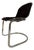 Cantilever Chair in Chrome with Brown Upholstery by Gastone Rinaldi For Sale