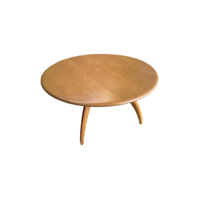 Wood Encore Revolving Top Coffee Table by Heywood Wakefield For Sale - Image 7 of 13