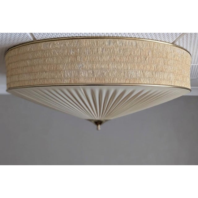 Vintage Finnish Fush Mount, 1950s For Sale - Image 4 of 18