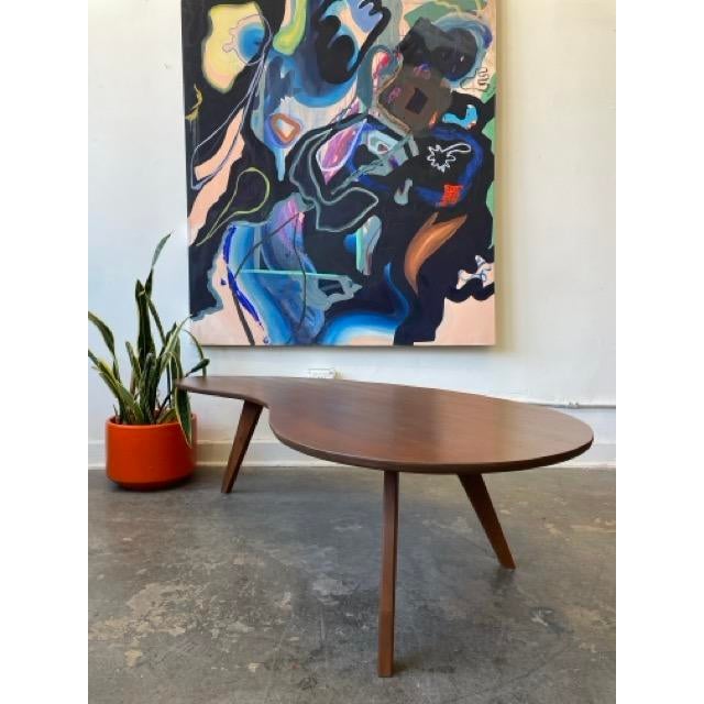 1990s Vintage Style Amoeba Coffee Table For Sale - Image 5 of 10