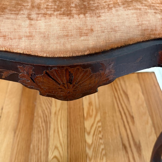 19th Century Dutch Marquetry Inlaid Side Chairs, a Pair For Sale - Image 13 of 18