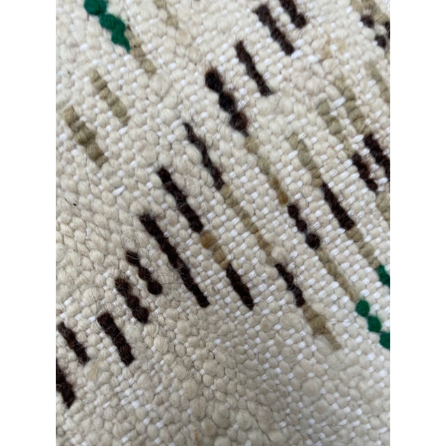 Abstract Moroccan Wool Rug For Sale - Image 11 of 13