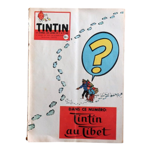 Original Le Journal De Tintin No. 523, October 1958 – Tintin Au Tibet First Issue