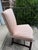 Late 19th Century Side Chair in Pink and White Stripe For Sale In Philadelphia - Image 6 of 7