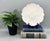 Gorgeous 20th century white ceramic oyster or luncheon plate. Features an overlapping scallop shell design with embossed...