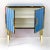Two-Door Sideboard in Light Blue Murano Glass, 1980s For Sale - Image 4 of 5