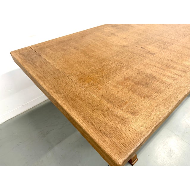 Modernist Architectural Table in Oak, 1950s For Sale - Image 18 of 18