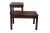 Traditional Mid Century Mahogany 2 Tier Tooled Leather Parlor Side Accent Step Table For Sale - Image 3 of 11