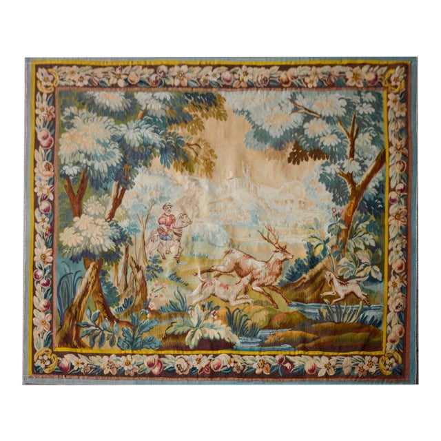 Late 19th Century French Aubusson Tapestry For Sale
