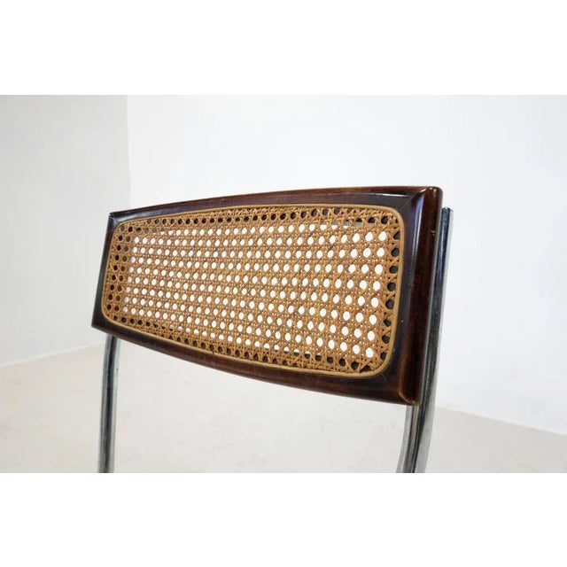 Wood Mid-Century Modern Italian Cane Chairs, 1960s, Set of 6 For Sale - Image 7 of 12