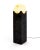 Small Handmade Eclipse Lamp in Black Marquina Marble from Fiam For Sale - Image 4 of 9