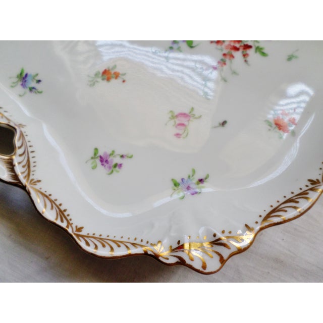 Ceramic Dresden Porcelain "Malmaison" Tray For Sale - Image 7 of 11