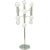 Modern Chrome 12 Light Table Lamp in the Manner of Robert Sonneman For Sale