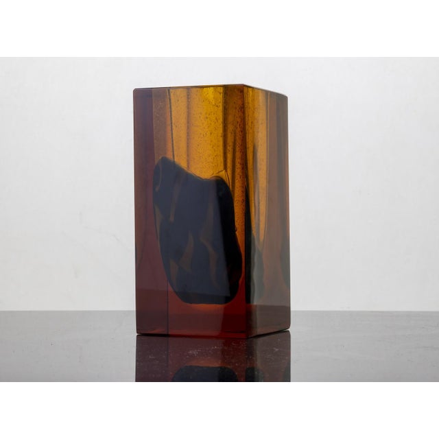 Vase by Jiří Šuhájek for Exbor, Former Czechoslovakia, 1980s For Sale - Image 4 of 6