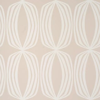 Schumacher Fontana Wallpaper In Birch For Sale