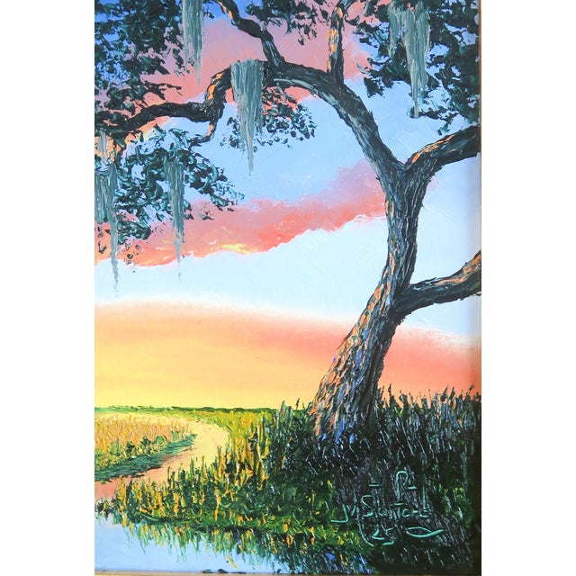 "Sunrise" - Original Signed Oil on Canvas by Mark Stanford, Premier Contemporary Artist For Sale - Image 4 of 13