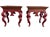 2000 - 2009 Early 21st Century Hickory Chair Chinoiserie Style Red Lacquered Side Tables – A Pair For Sale - Image 5 of 17