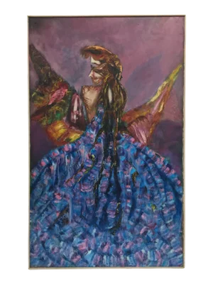 Original Augustine Ferrer Large Scale Oil on Canvas