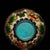 Metal Vintage Chinese Cloisonné Ginger Jar With Pink Peony Motif, Copper Base For Sale - Image 7 of 9