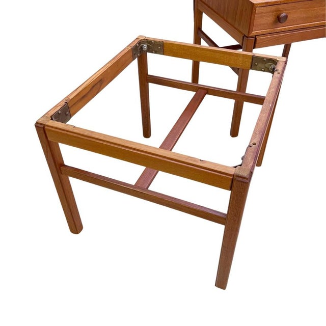 Wood Engström & Myrstrand Side Tables, Tingströms, Sweden, 1960s For Sale - Image 7 of 8