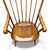 1930s Vintage Nichols & Stone Windsor Rocking Chair 1930s Signed Maker's Marks For Sale - Image 5 of 12