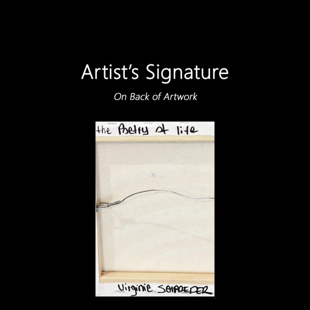 The Poetry of Life - Blue Minimalist Abstract 3d Textural Original Artwork by Virginie Schroeder For Sale - Image 9 of 9