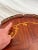 Brown 1930s Two French Side Tables, Display, Nightstands, Round Top Floral Marquetry For Sale - Image 8 of 13