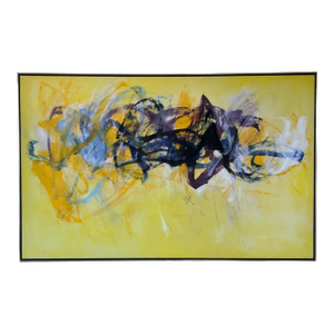 Cleve Gray (1918–2004) "Suntrack" Acrylic on Canvas 1987