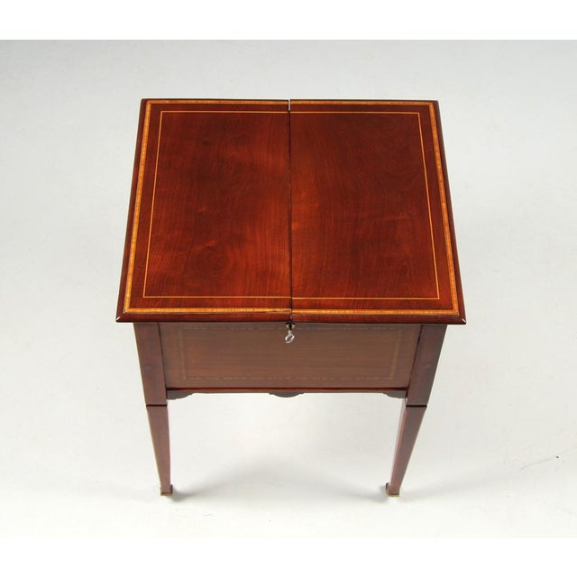 Early 20th Century Lawyers Coffin Serving Table, 1920s For Sale - Image 16 of 18