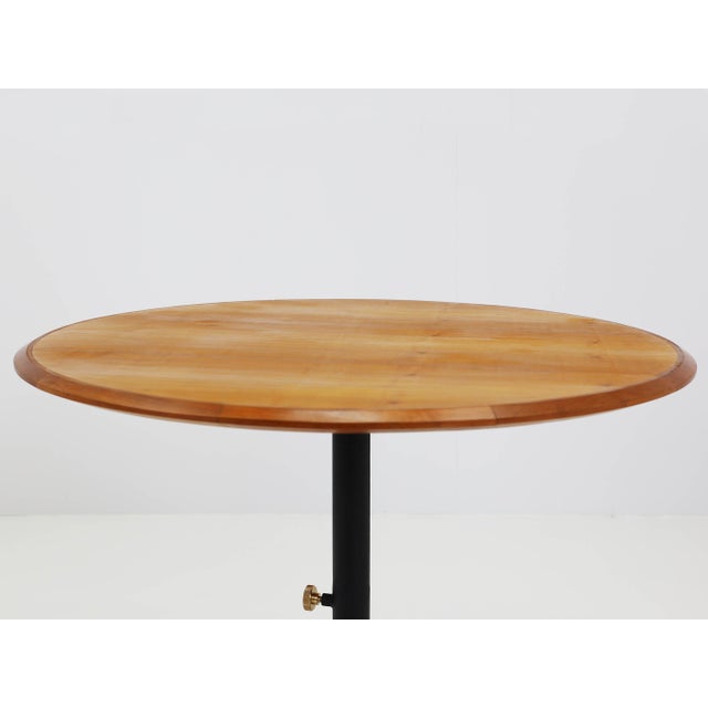 Azucena T5 Height-Adjustable Coffee Table by Ignazio Gardella for Azucena, Italy, 1949 For Sale - Image 4 of 12