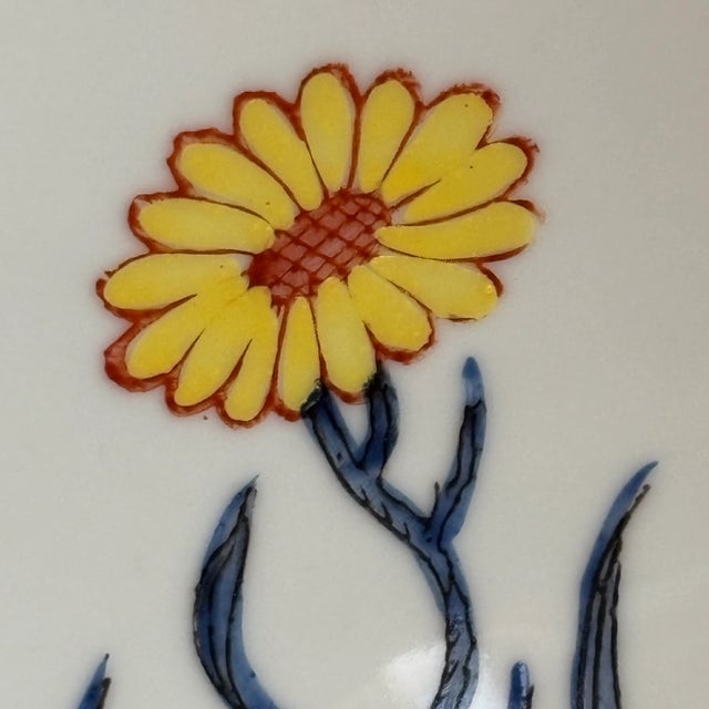 Mid 20th Century Mid-20th Century Japanese Import Porcelain Centerpiece Bowl For Sale - Image 5 of 18